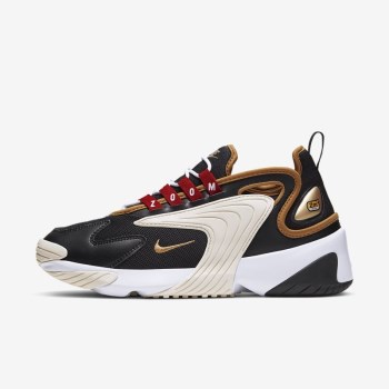 Nike Zoom 2K Icon Clash - Női Utcai Cipő - Fekete/Fehér/Metal Arany